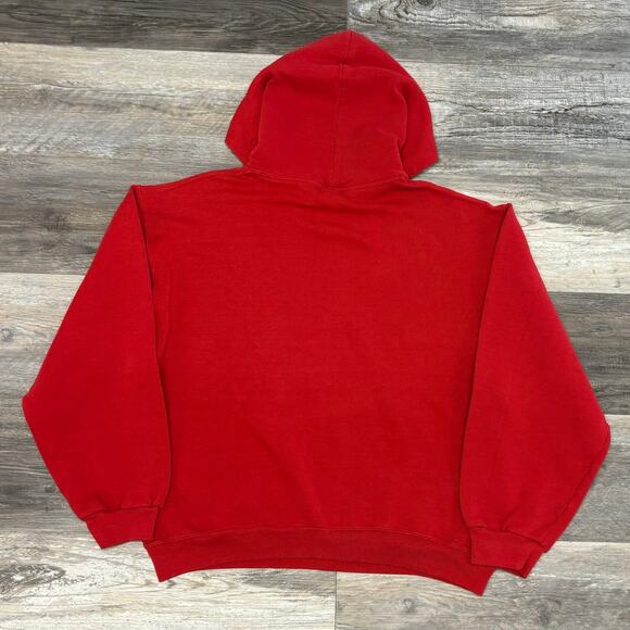 Vintage Y2K Russell Athletic Ohio State OSU Buckeyes Red Mens M‎ Pullover Hoodie - Picture 3 of 11